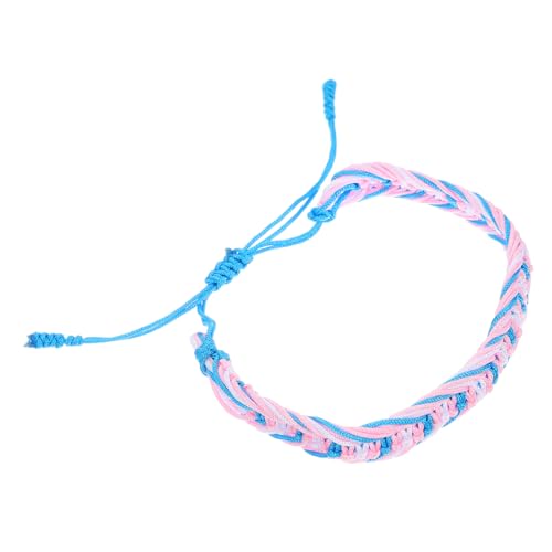 Hemobllo Verstellbares Buntes Gewebtes Unisex Armband Lgbt Pride Freundschaftsarmband Robustes Modisches Accessoire für Damen und Herren zu Weihnachten und Jubiläen von Hemobllo