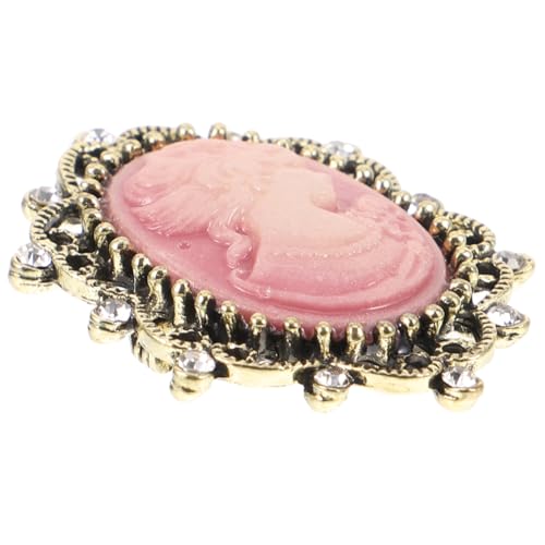 Hemobllo Vintage Brosche Damen Anstecknadel mit Strass Legierung Metall Blumenbrosche für Kleid Schal Jacke Dekorative Kleidungsnadel im Eleganten Retro Stil Vielseitig für Partys und von Hemobllo