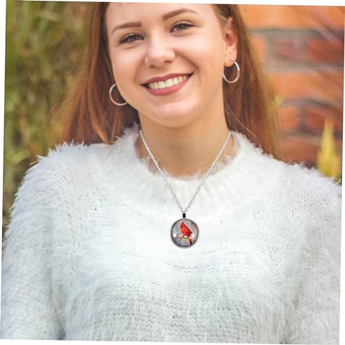 Hemobllo Vintage Cardinal Anhänger Halskette Damen Retro Schmuck Charm Vogel Kette Halskette für Frauen zu Pullover Mantel Kleid Hemobllo Vintage Cardinal Anhänger Halskette Damen Retro Schmuck Charm Vogel Kette Halskette für Frauen zu Pullover Mantel Kleid von Hemobllo