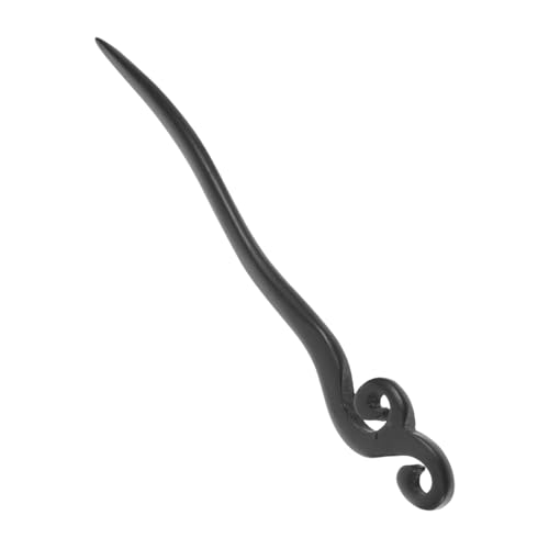 Hemobllo Vintage Schwarzer Haarstab Haarschmuck für Frauen Förmige Haarnadel für Geeignet für Dutt und Hochsteckfrisuren Traditioneller Palaststil Täglicher Haarschmuck von Hemobllo