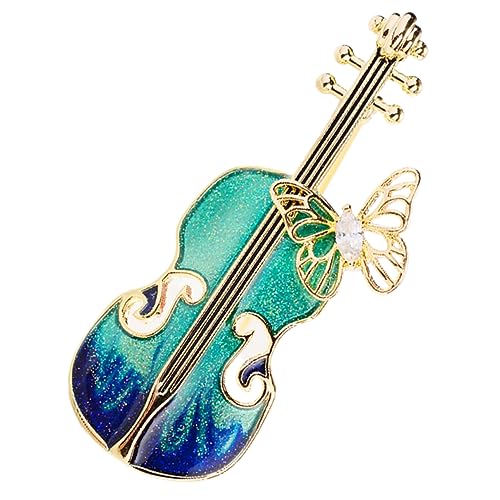 Hemobllo Vintage Violin Brosche Damen Metall Anstecknadel für Kleidung Schal Rucksack Robuste Reversnadel Langlebiges Musik Instrument Accessoire für Hut und Anzug Hemobllo Vintage Violin Brosche Damen Metall Anstecknadel für Kleidung Schal Rucksack Robuste Reversnadel Langlebiges Musik Instrument Accessoire für Hut und Anzug von Hemobllo