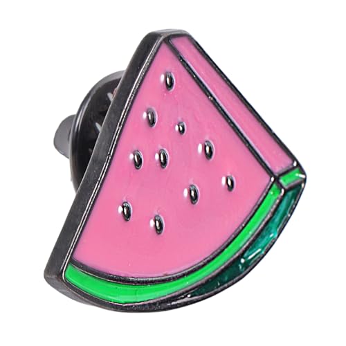Hemobllo Wassermelonenbrosche Wassermelonen-kleidungsnadel Anstecknadel Mit Früchten Wassermelonen-anstecknadel Cartoon-brosche Wassermelonen-pin-brosche Wassermelonen-mode-pin Legierung von Hemobllo
