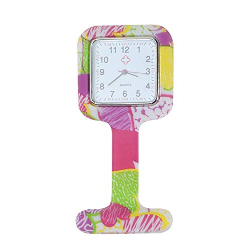Hemobllo Watch Schwesternuhr Arzt Taschenuhr Uhr Mit Sekundenzeiger Revers Uhr Taschenuhren Für Herren Schwesternuhr Aus Silikon Pflegeuhr Stift- Pin-typ Pflegeclip von Hemobllo