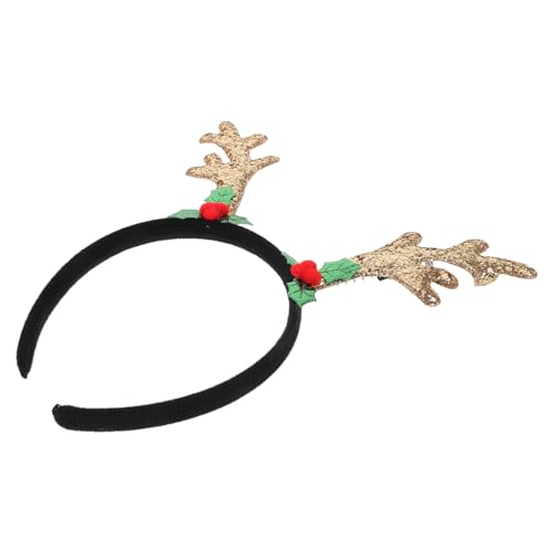 Hemobllo Weihnachtliches Rentier Geweih Stirnband Damen Komfortabel Leicht Weihnachten Party Haaraccessoire Festlicher Kopfschmuck Charmanter Look von Hemobllo