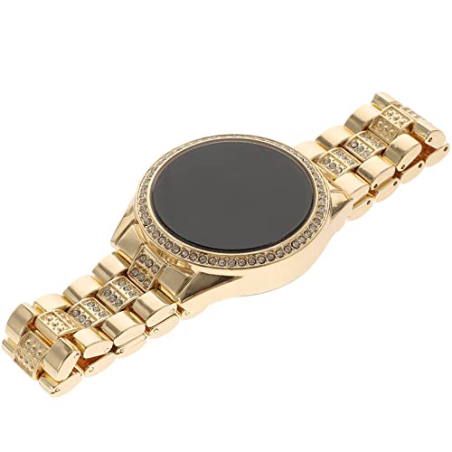 Hemobllo Strass Armbanduhr Damen Led Glänzend Strass Verziert Uhr Für Frauen Elegant von Hemobllo