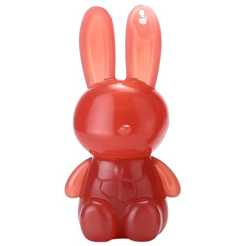 Bunny Lipgloss, Bunny Shape Lip Gloss, Cute Hasen Lipgloss Moisturising Lippgloss - Waterproof Long Lasting Non-Stick for Girls von Hemousy