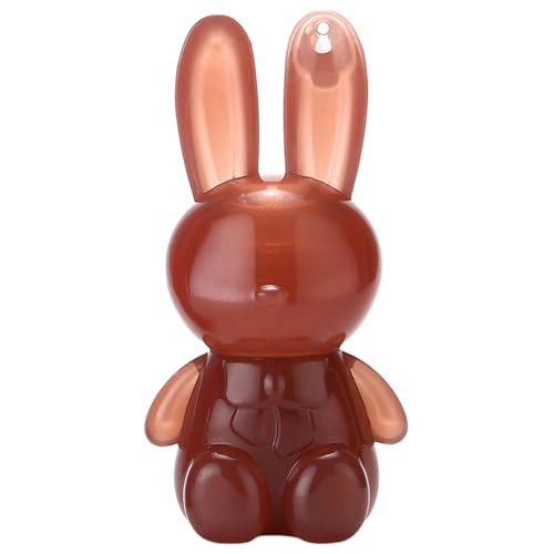 Bunny Lipgloss, Bunny Shape Lip Gloss, Cute Hasen Lipgloss Moisturising Lippgloss - Waterproof Long Lasting Non-Stick for Girls von Hemousy