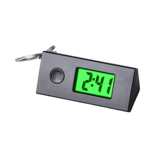 Hemousy Schlüsselanhänger Digitale Uhr,Taschenuhr Schlüsselband Clip | Vielseitiges Accessoire Für Jugendliche Erwachsene Mädchen von Hemousy
