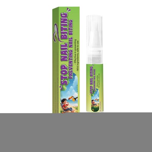 Hemousy Stopp Nägelkauen Bei Kindern,4ML Nagellack Gegen Daumenlutschen - Daumenlutschen Verhinderung Sicher Für Erwachsene Kinder Nagelhautpflege von Hemousy
