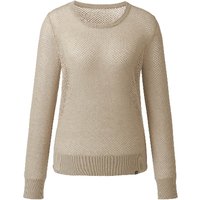 Ajour-Pullover aus Hanf und Bio-Baumwolle, vulkanstein von HempAge