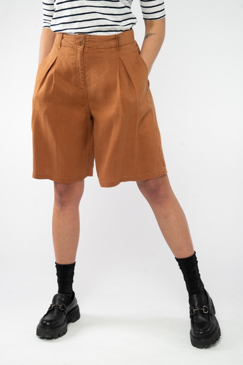 Bermuda Shorts aus Hanf & Bio Baumwolle, Leinen & Hanf von HempAge