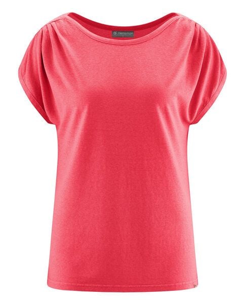 HempAge Ärmelloses Damen-Shirt mit U-Boot Halsausschnitt Hanf/Biobaumwolle von HempAge