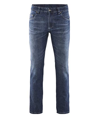 HempAge Damen/Herren Blue Denim Jeans Hanf/Bio-Baumwolle, Farbe: Laser-151 / Größe: 34/32 von HempAge