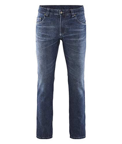 HempAge Damen/Herren Blue Denim Jeans Hanf/Bio-Baumwolle, Farbe: Laser-151 / Größe: 32/34 von HempAge