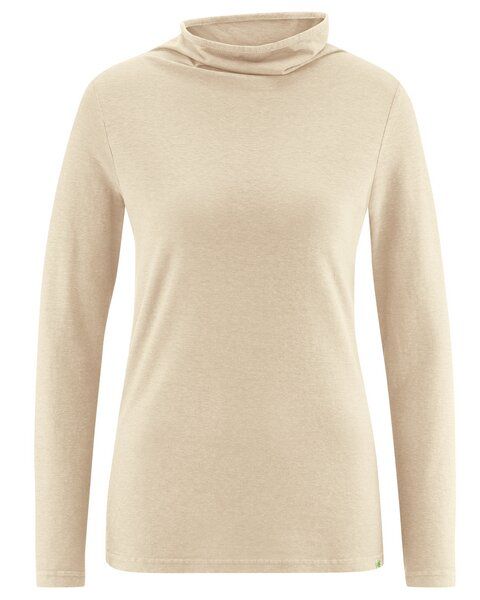 HempAge Damen Apartes Langarmshirt Hanf/Biobaumwolle von HempAge