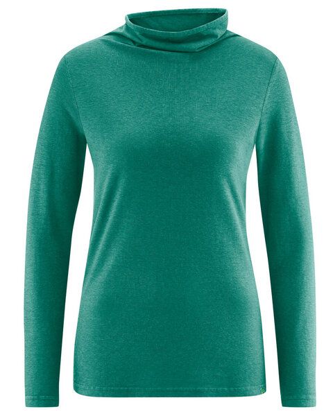 HempAge Damen Apartes Langarmshirt Hanf/Biobaumwolle von HempAge
