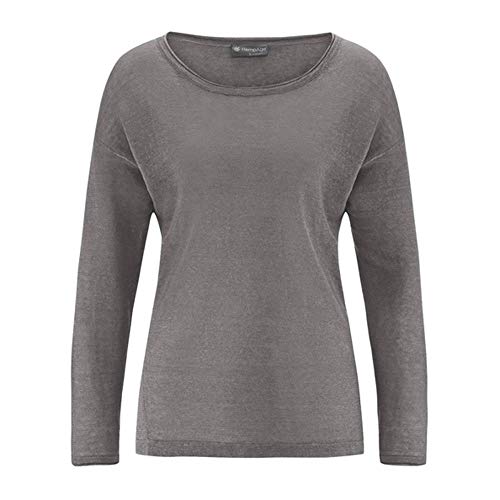 HempAge Damen Bio-Pullover, Taupe, Gr. L von HempAge