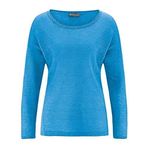 HempAge Damen Bio-Pullover, Topaz, Gr. XL von HempAge