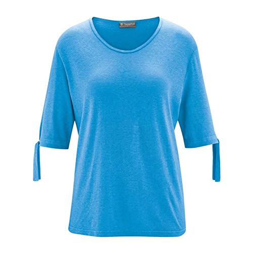 HempAge Damen Bio-Shirt, Topaz, Gr. L von HempAge