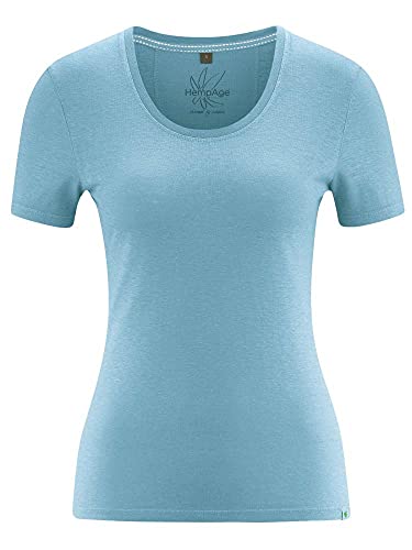 HempAge Damen Bio-T-Shirt, Wave, Gr. M von HempAge