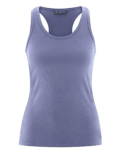 HempAge Damen Bio-Yoga-Tanktop, Lavender, Gr. XS von HempAge