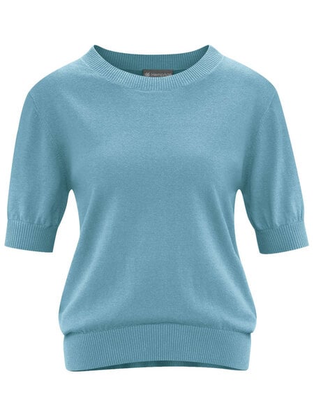 HempAge Damen Halbarm-Pullover Hanf/Bio-Baumwolle von HempAge