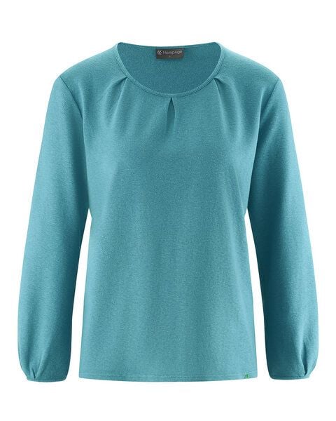 HempAge Damen Jerseybluse aus Hanf/Biobaumwolle von HempAge