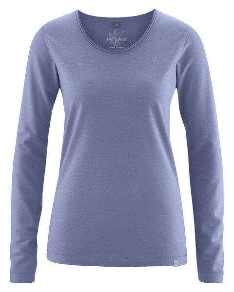 HempAge Damen Langarm-Shirt Lene Hanf/Bio-Baumwolle von HempAge