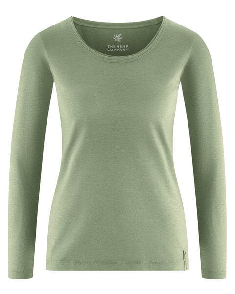 HempAge Damen Langarmshirt THC LINE Hanf/Biobaumwolle von HempAge