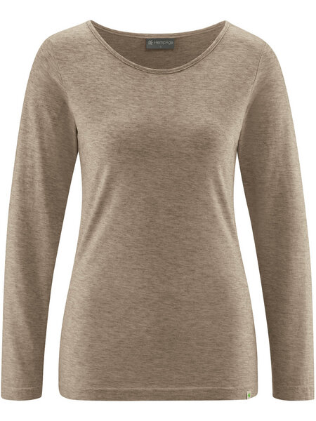 HempAge Damen Longsleeve Hanf/Bio-Baumwolle von HempAge