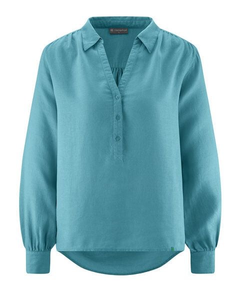 HempAge Damen Schlupfbluse Hanf/Biobaumwolle Normal Fit von HempAge