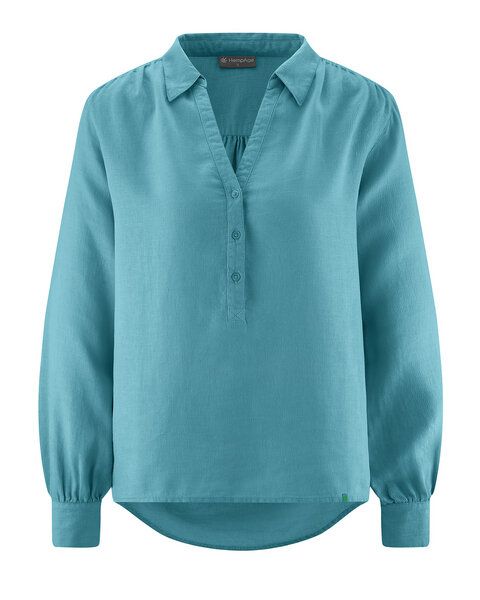 HempAge Damen Schlupfbluse Hanf/Biobaumwolle Normal Fit von HempAge
