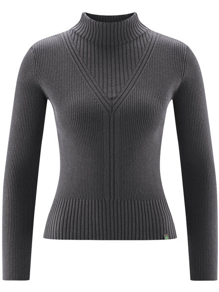 HempAge Damen Strick-Pullover Hanf/Bio-Baumwolle von HempAge