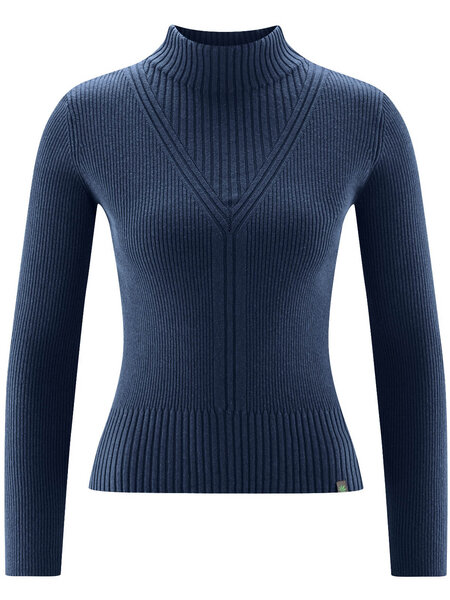 HempAge Damen Strick-Pullover Hanf/Bio-Baumwolle von HempAge