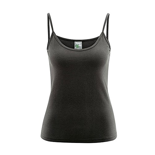 HempAge Damen Top Hanf/Bio-Baumwolle Black L von HempAge