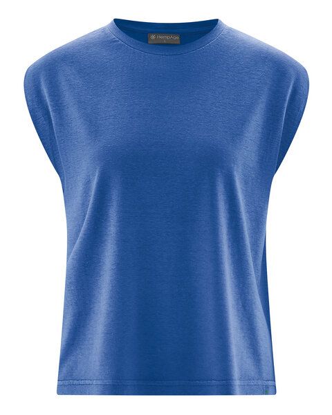 HempAge Damen ärmelloses T-Shirt Hanf/Biobaumwolle von HempAge