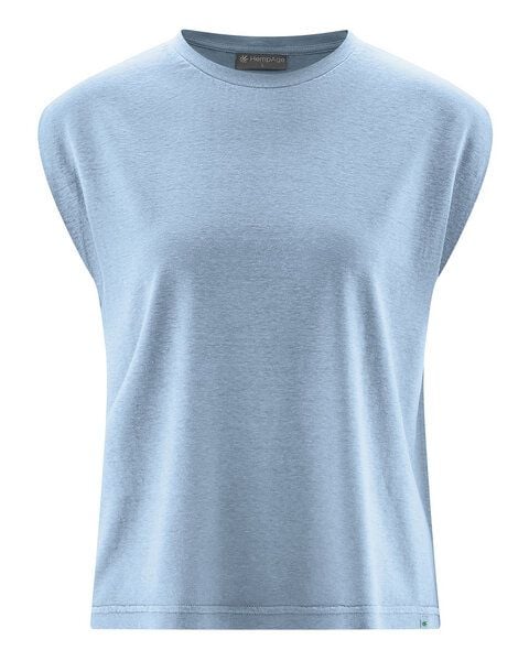 HempAge Damen ärmelloses T-Shirt Hanf/Biobaumwolle von HempAge