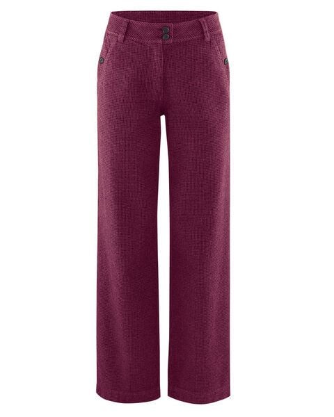 HempAge Damenhose mit Pepita-Muster Hanf/Biobaumwolle von HempAge