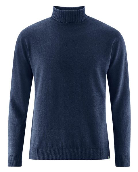 HempAge Feiner Rollkragenpullover Hanf/Biobaumwolle von HempAge