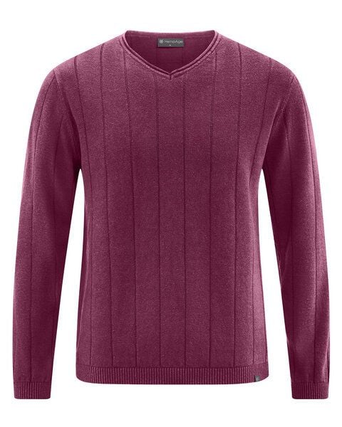 HempAge Gestreifter Strickpullover Hanf/Biobaumwolle Normal Fit von HempAge