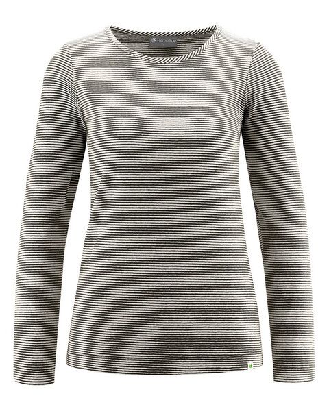 HempAge Gestreiftes Langarm Shirt Hanf/Biobaumwolle von HempAge