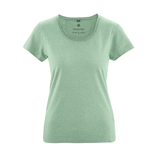 HempAge Hanf T-Shirt, Farbe: Menta, Gr.: XL von HempAge