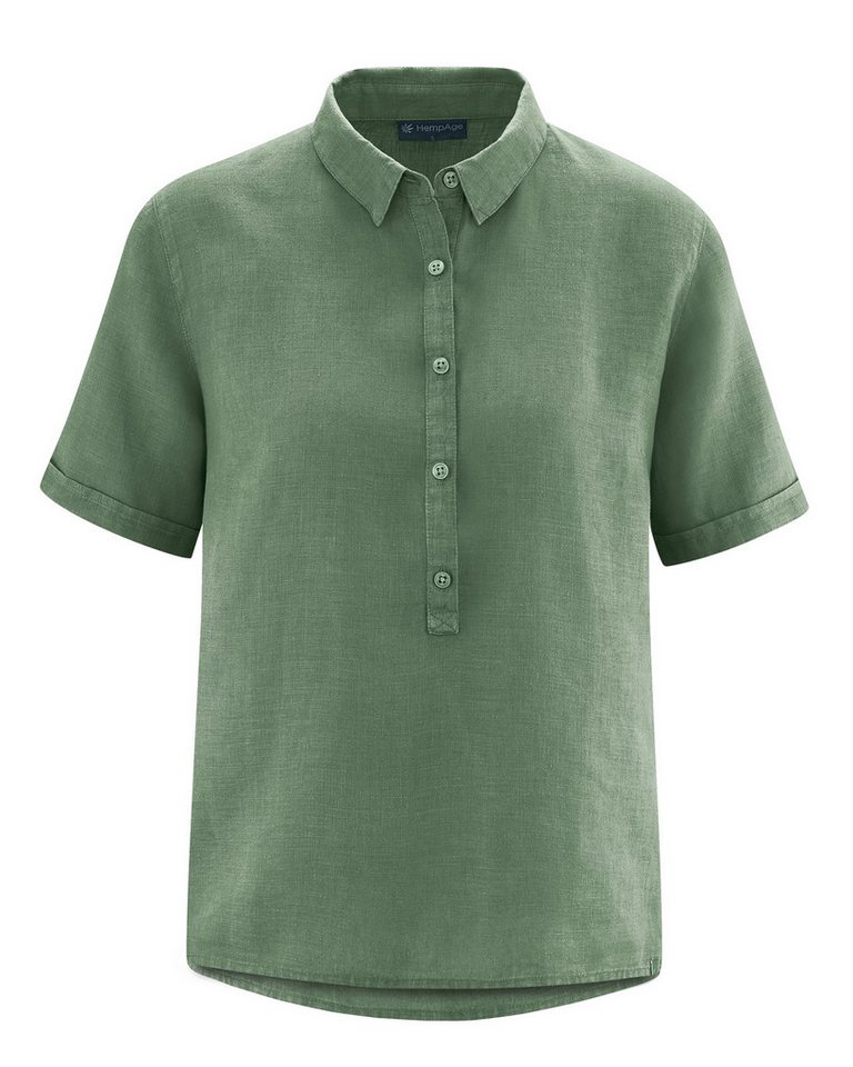 HempAge Hemdbluse DH165 100% Hanf Schlupfbluse von HempAge