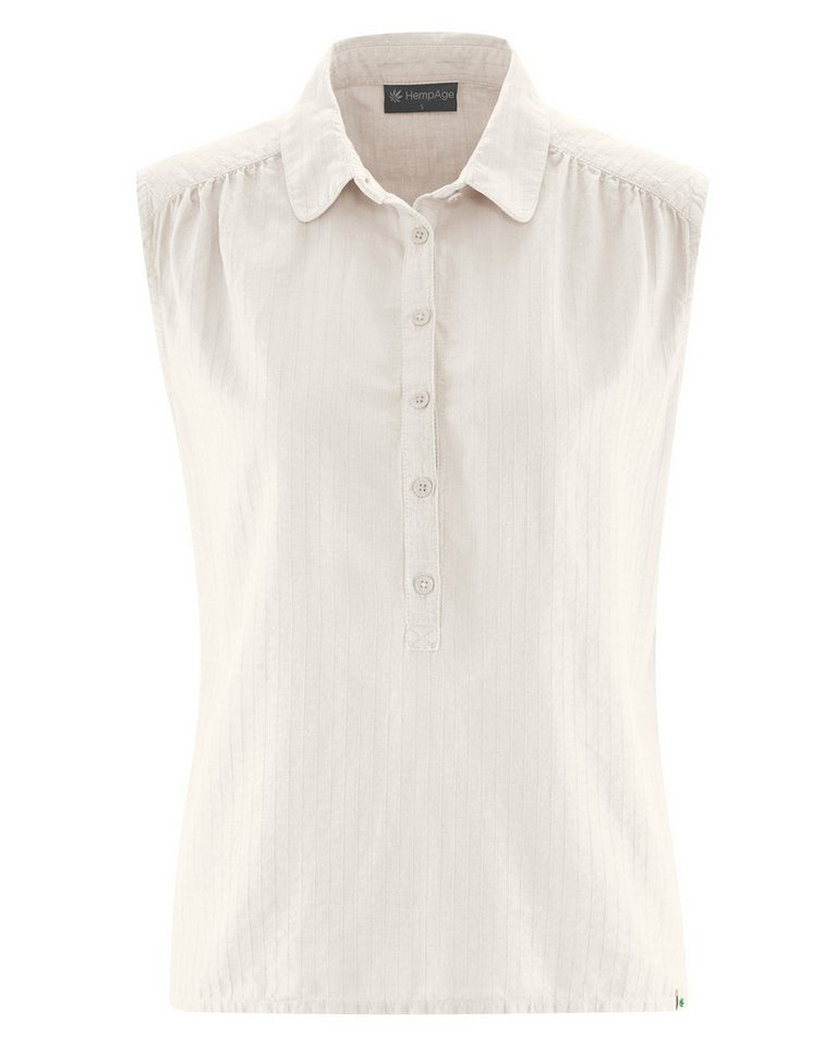 HempAge Hemdbluse DH194 Ärmellose Bluse von HempAge