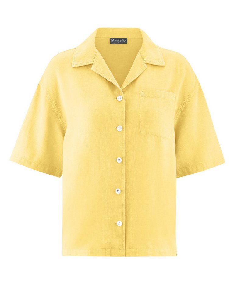 HempAge Hemdbluse DH145 Urbane Sommerbluse von HempAge