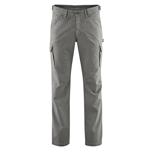 HempAge Herren Cargo-Hose Hanf/Bio-Baumwolle Asphalt M von HempAge