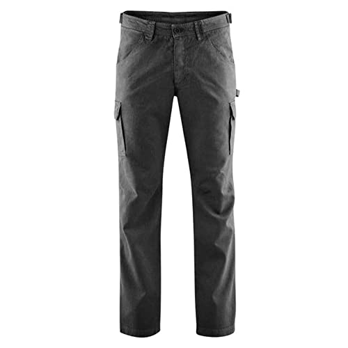 HempAge Herren Cargo-Hose Hanf/Bio-Baumwolle Black L von HempAge