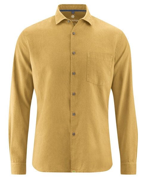 HempAge Herren Freizeithemd Hanf/Bio-Baumwolle von HempAge
