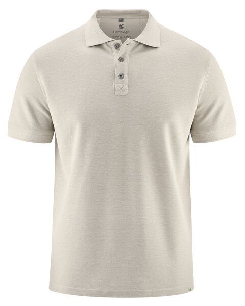 HempAge Herren Poloshirt Hanf/Biobaumwolle von HempAge