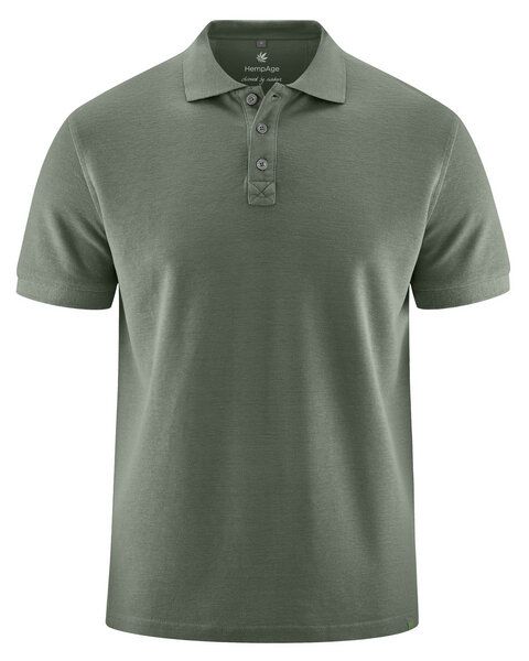 HempAge Herren Poloshirt Hanf/Biobaumwolle von HempAge